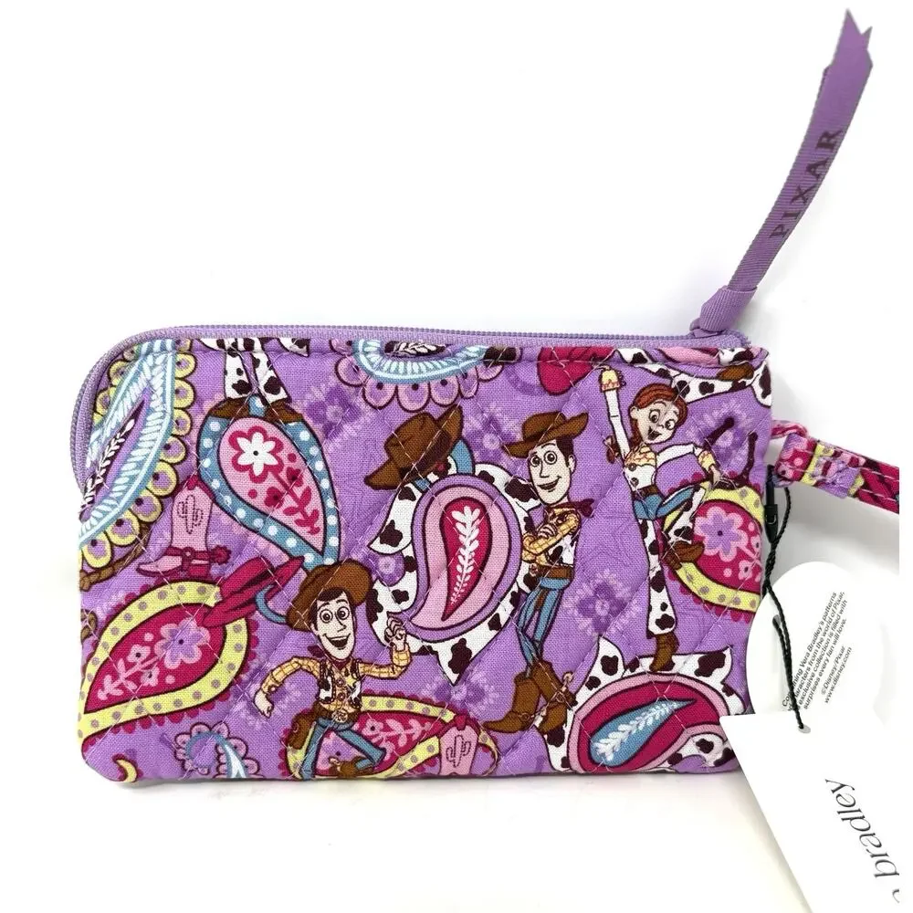 Vera Bradley Toy Story Rodeo Paisley Essential Zip Wristlet NWT Disney Pixar - Picture 7 of 11